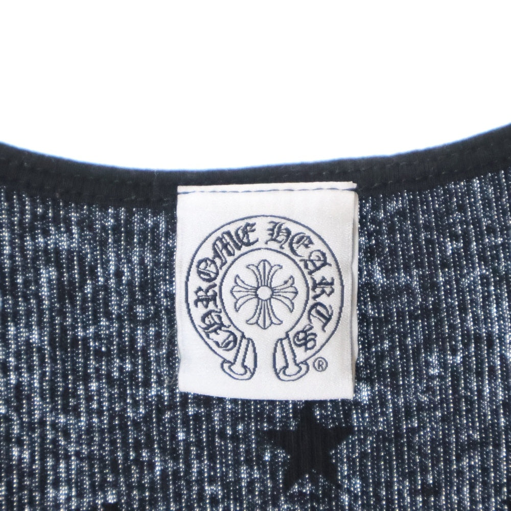 CHROME HEARTS(クロムハーツ) FOTI フォティプリント リブタンクトップ ブラック
