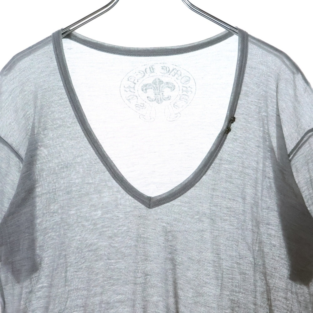 CHROME HEARTS(クロムハーツ) CHプラスチャーム付き シルク混カットソー