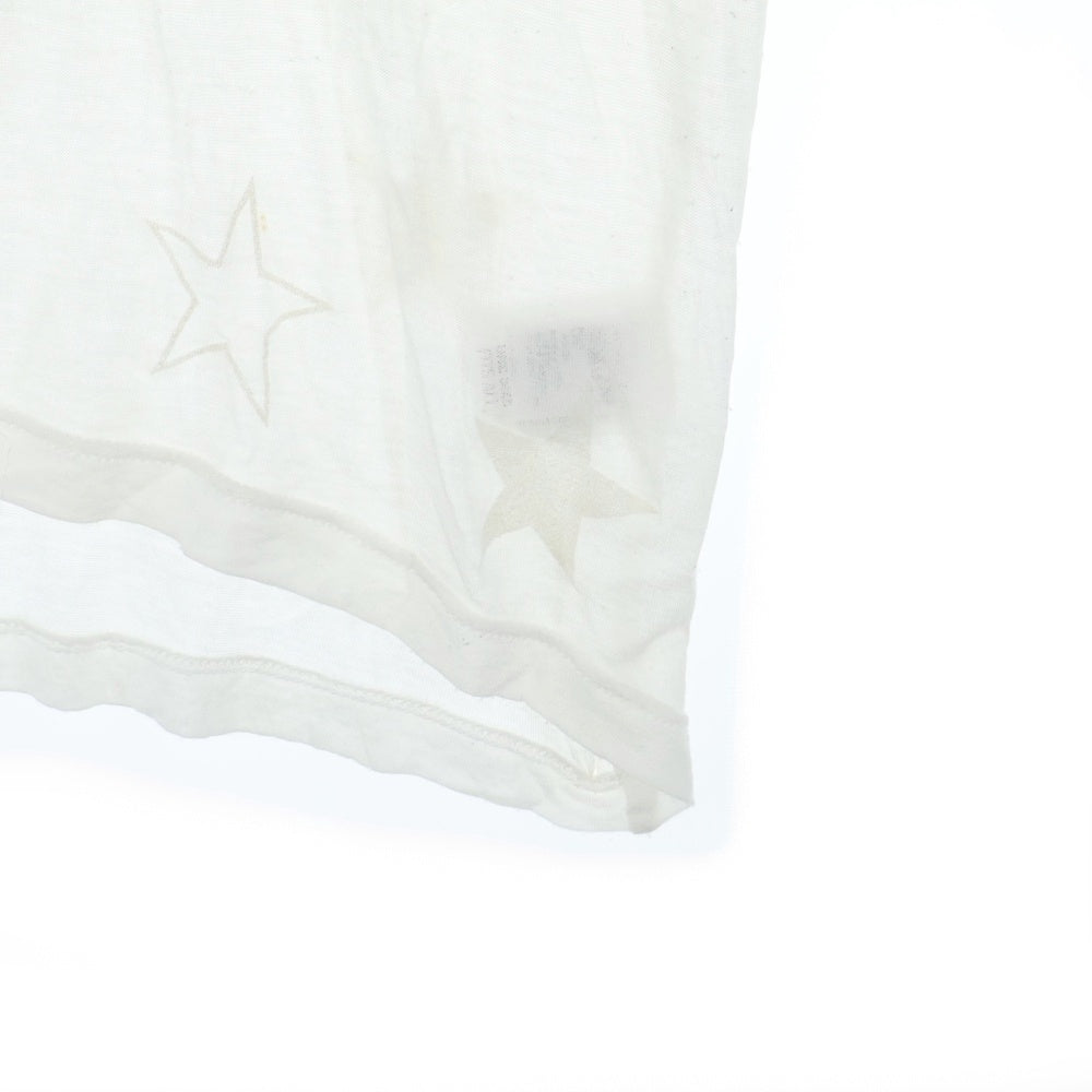 CHROME HEARTS(クロムハーツ) スタープリントレーヨンシルクカットソー ホワイト