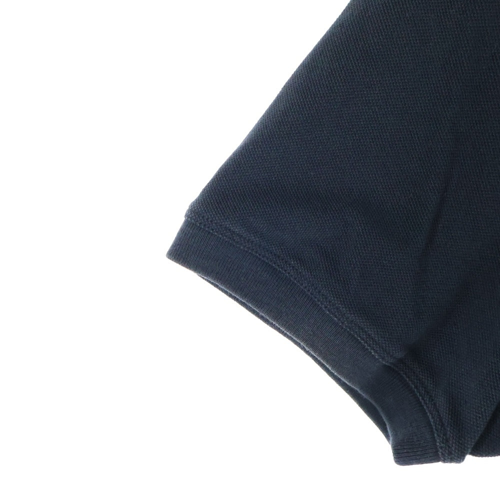 DIESEL(ディーゼル) ポロシャツ デニム ドッキングシャツ ダメージ加工 ネイビー