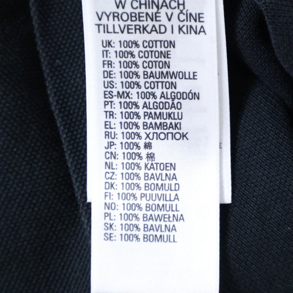 DIESEL(ディーゼル) ポロシャツ デニム ドッキングシャツ ダメージ加工 ネイビー