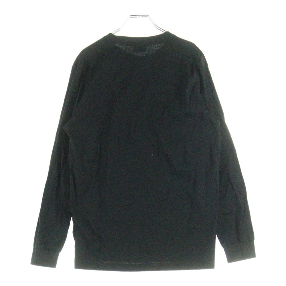 DIESEL(ディーゼル) ロングスリーブTシャツ 長袖カットソー フロントプリント ブラック
