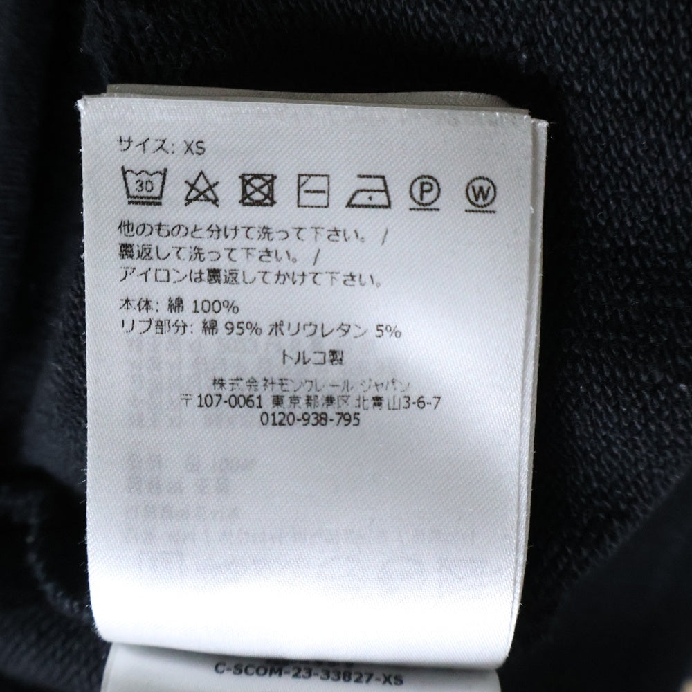 MONCLER(モンクレール) REGULAR PANTS ロゴワッペン付き スウェットパンツ ブラック J10918H00005 899V4