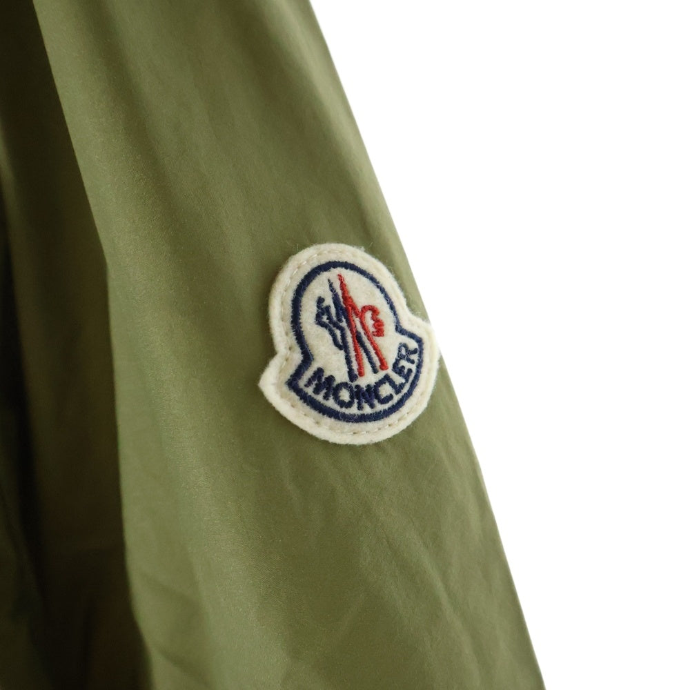 MONCLER(モンクレール) CAMICIA ロゴワッペン付 ナイロンジャケット カーキ J10912F00008 596TM