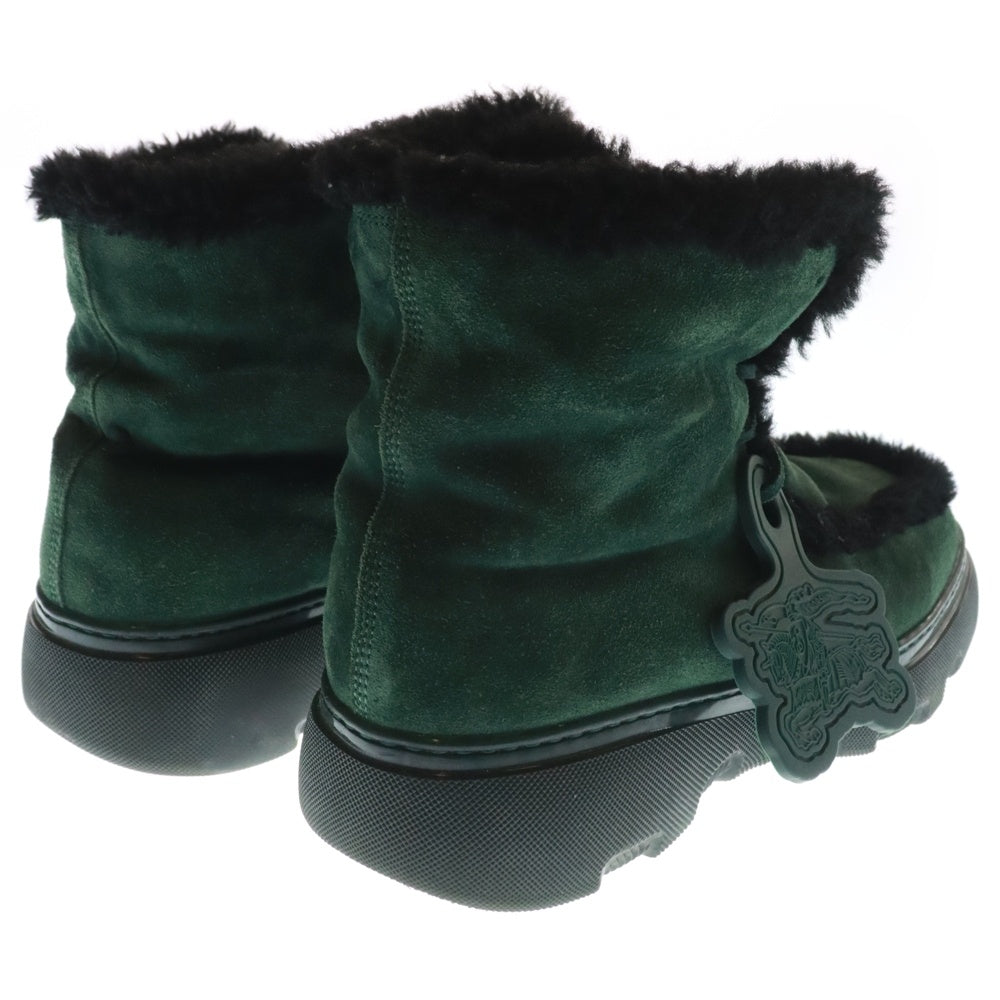 BURBERRY(バーバリー) A MF CHUGGA BOOT シアリング クリーパー ハイカットブーツ グリーン