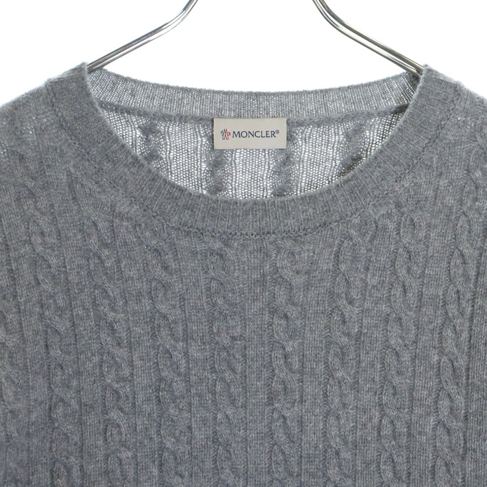 MONCLER(モンクレール) GIROCOLLO TRICOT クルーネック 長袖セーター ニット グレー I20919C00027 M1127