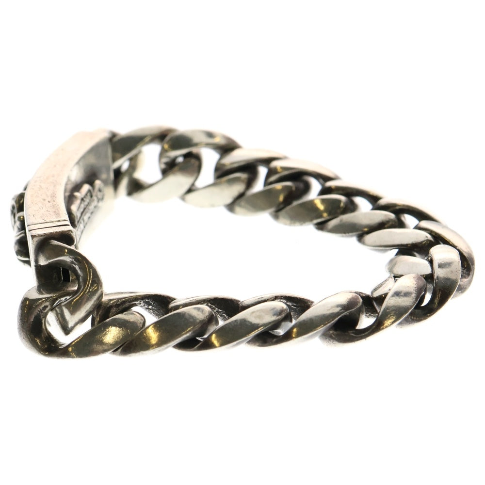 CHROME HEARTS(クロムハーツ) ID FLRL HEART フローラルハート IDクラシックリンクブレスレット 13LINK シルバー BCA167