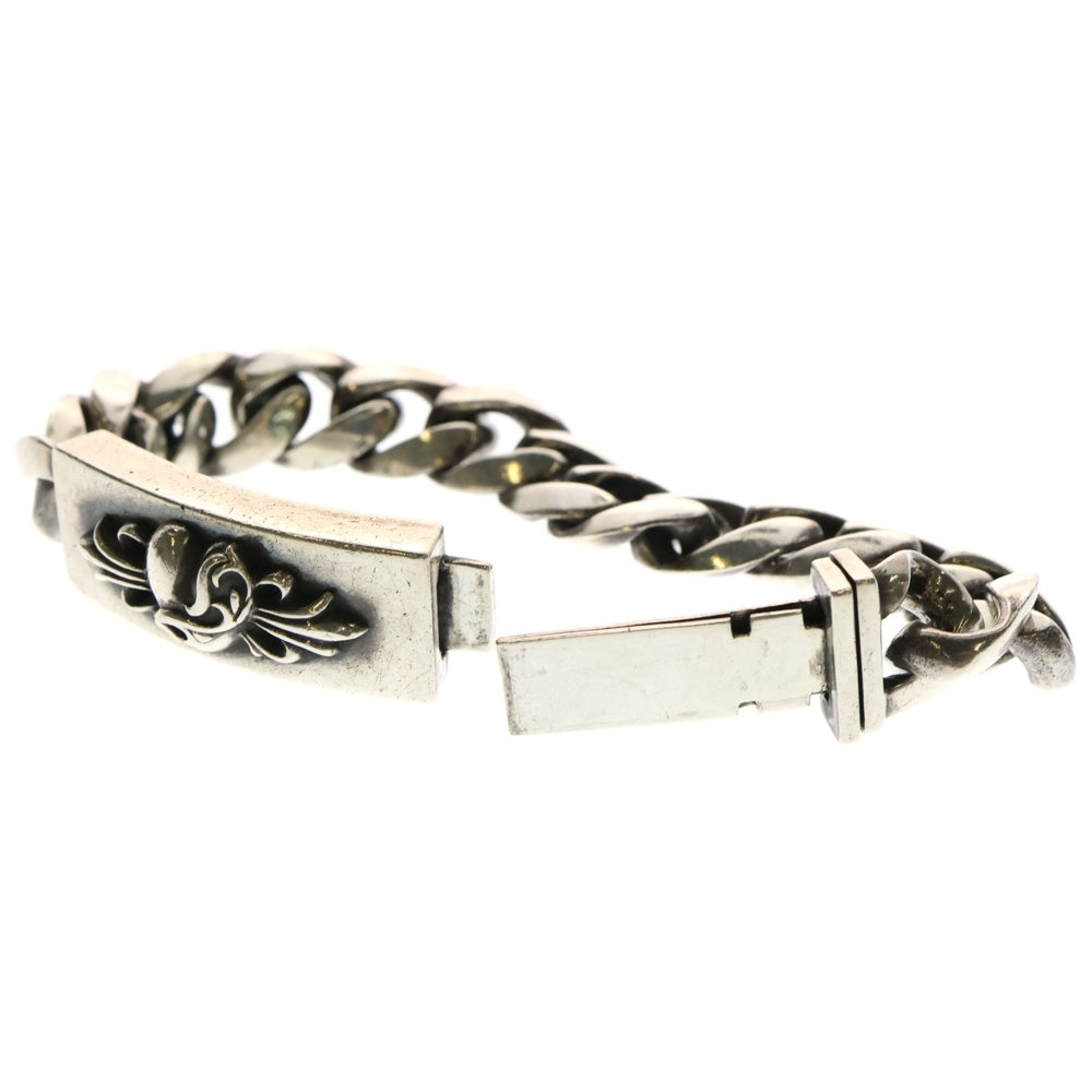 CHROME HEARTS(クロムハーツ) ID FLRL HEART フローラルハート IDクラシックリンクブレスレット 13LINK シルバー BCA167