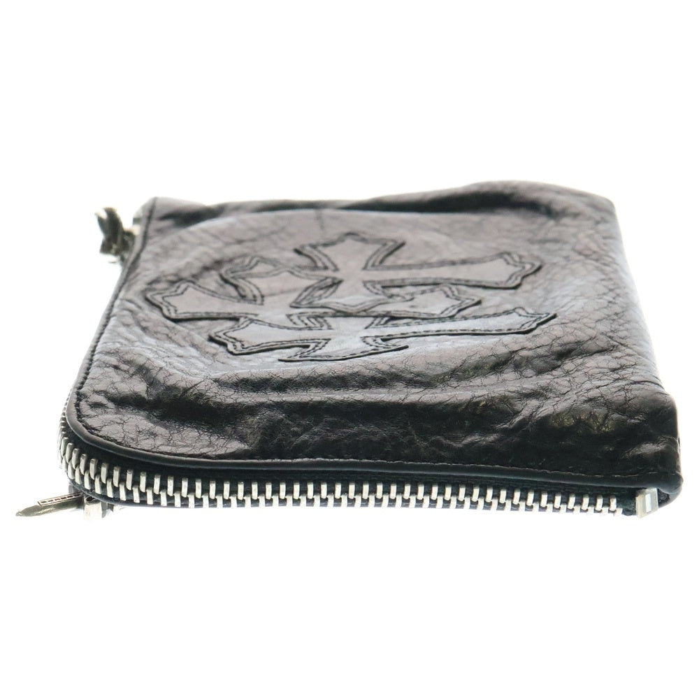 CHROME HEARTS(クロムハーツ) 2 SIDE ZIP 2サイドジップ ウォレット 3クロスパッチ