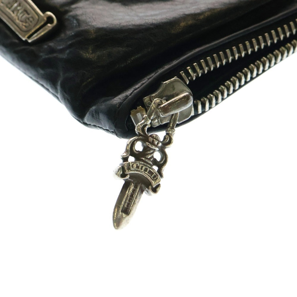 CHROME HEARTS(クロムハーツ) 2 SIDE ZIP 2サイドジップ ウォレット 3クロスパッチ