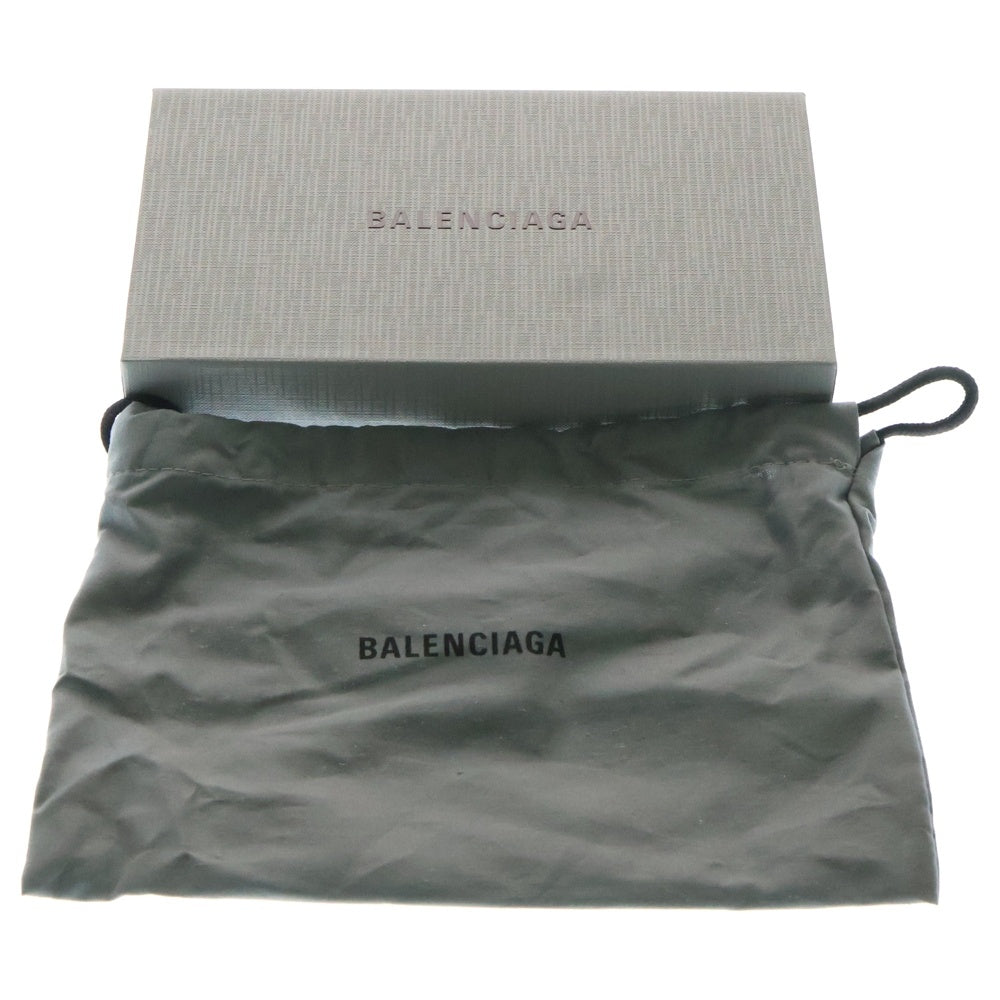 BALENCIAGA(バレンシアガ) ロゴペイント加工 レザー ショルダーストラップ付 ブラック 594548 1000