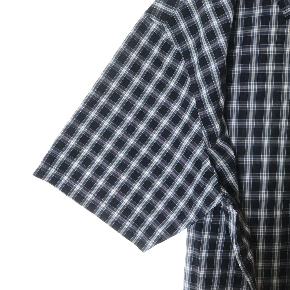 SUPREME(シュプリーム) Mini Plaid S/S Shirt black ミニ プレイド ショートスリーブシャツ 半袖シャツ ブラック
