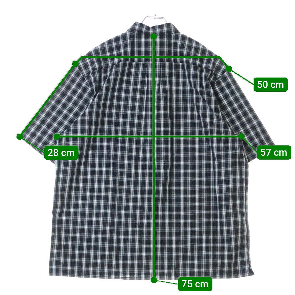 SUPREME(シュプリーム) Mini Plaid S/S Shirt black ミニ プレイド ショートスリーブシャツ 半袖シャツ ブラック