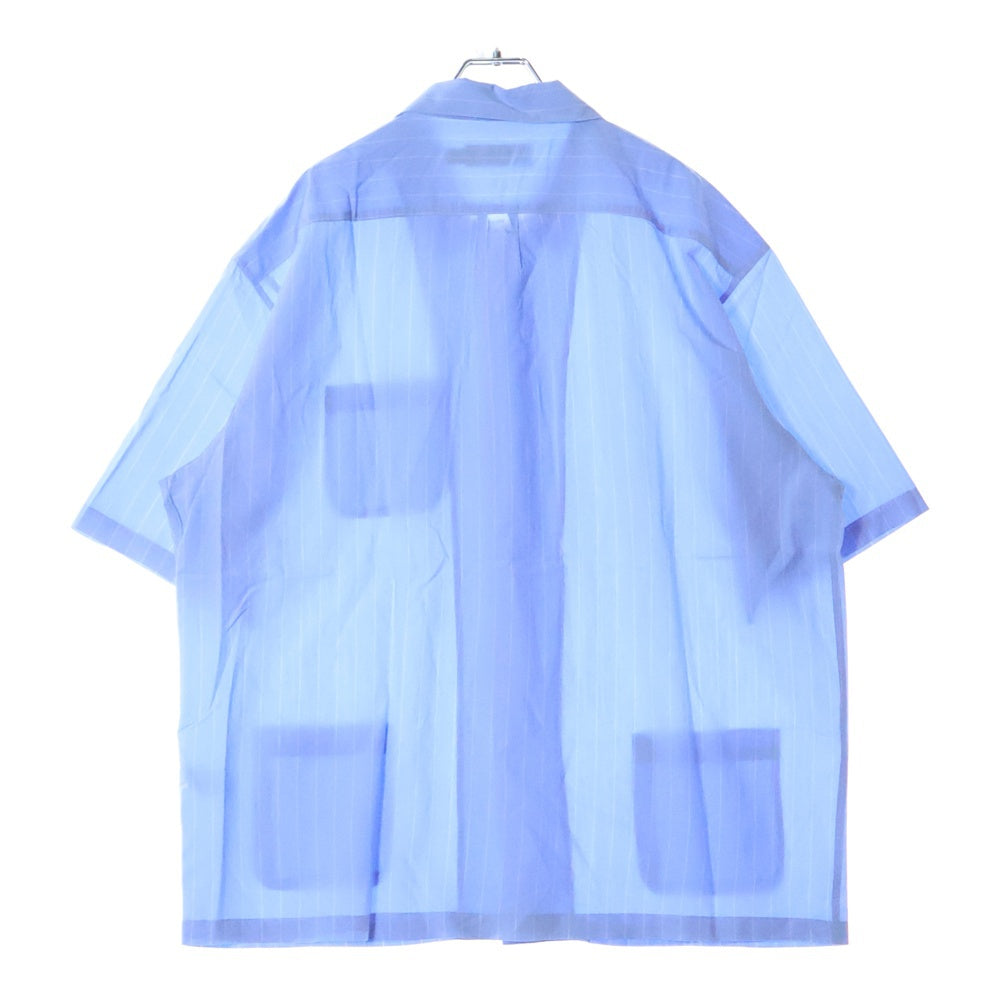 SUPREME(シュプリーム) 25SS Stripe S/S Pajama Shirt ストライプ ショートスリーブ パジャマシャツ 半袖シャツ ブルー