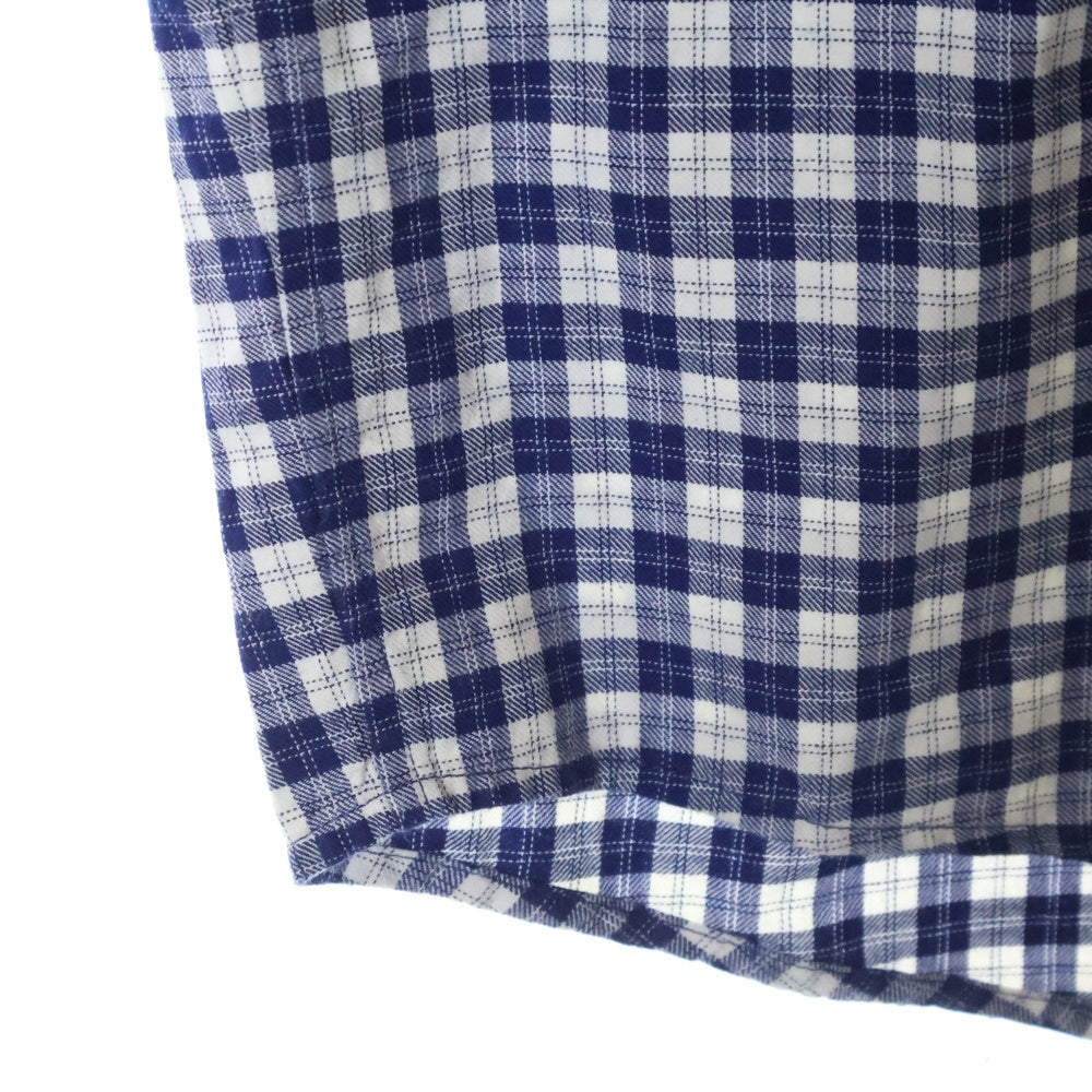 Acne Studios(アクネ ストゥディオズ) LOGO EMBROIDERY REGULAR COLLAR S/S BOX SHIRT ロゴ エンブロイダリー レギュラー カラー ショートスリーブ ボックスシャツ 半袖シャツ FN-MN-SHIR000659