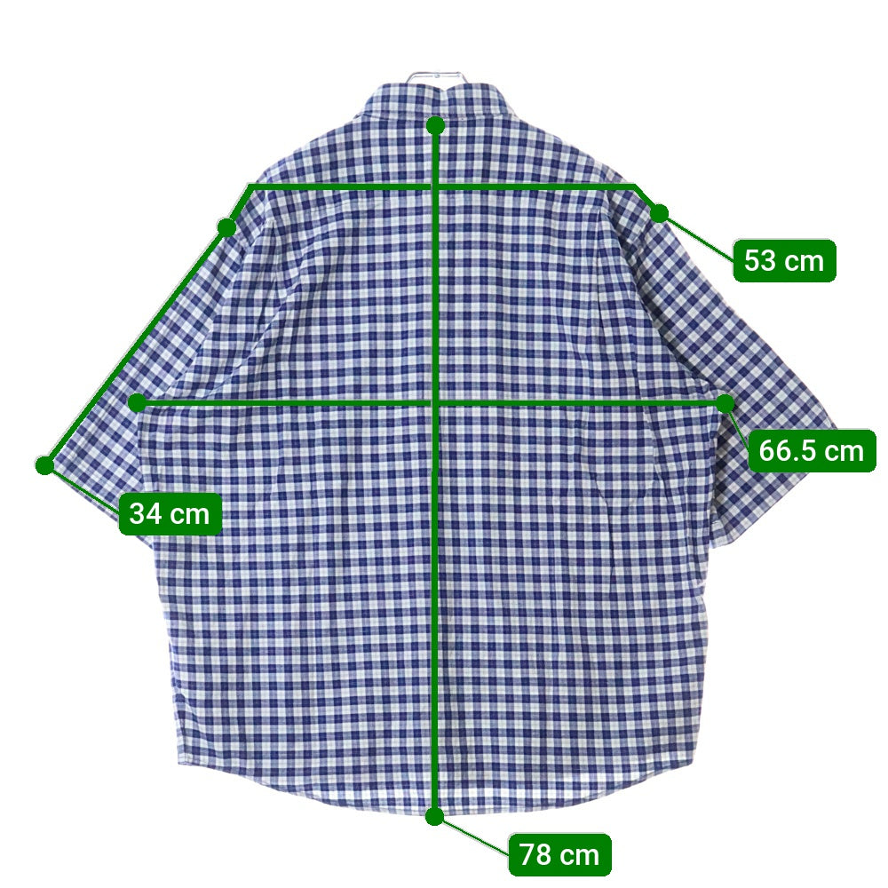 Acne Studios(アクネ ストゥディオズ) LOGO EMBROIDERY REGULAR COLLAR S/S BOX SHIRT ロゴ エンブロイダリー レギュラー カラー ショートスリーブ ボックスシャツ 半袖シャツ FN-MN-SHIR000659