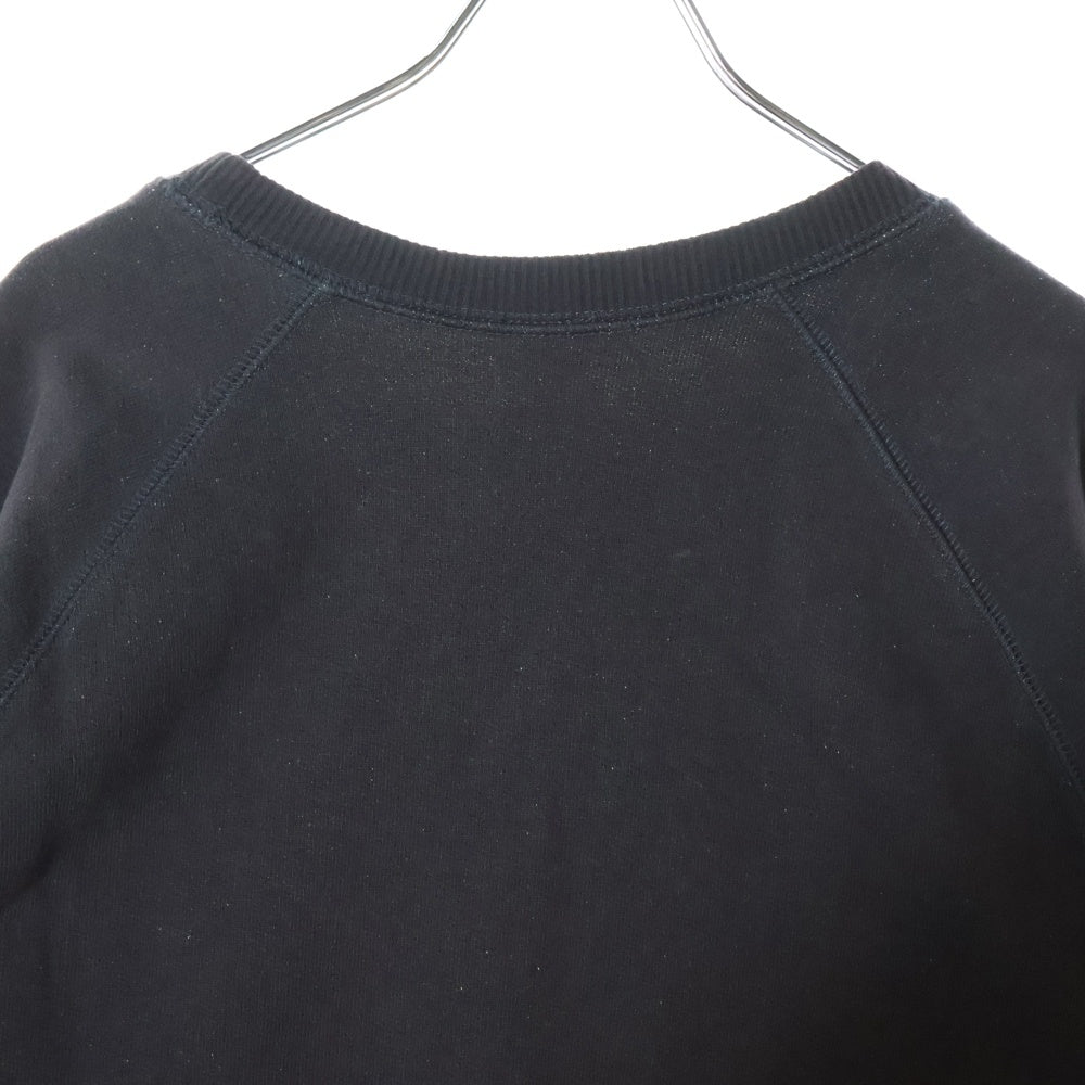 CHROME HEARTS(クロムハーツ) GRP Y NOT 2-TND SWTSHRT ワイノット クルーネックトレーナー ロゴ刺繍 バーティカルロゴ スウェットシャツ チャコールグレー