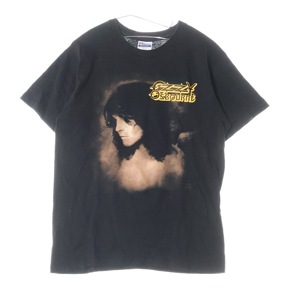 VINTAGE(ヴィンテージ) 90s ozzy osbourne オジーオズボーン HANESボディ Tシャツ 半袖カットソー ブラック