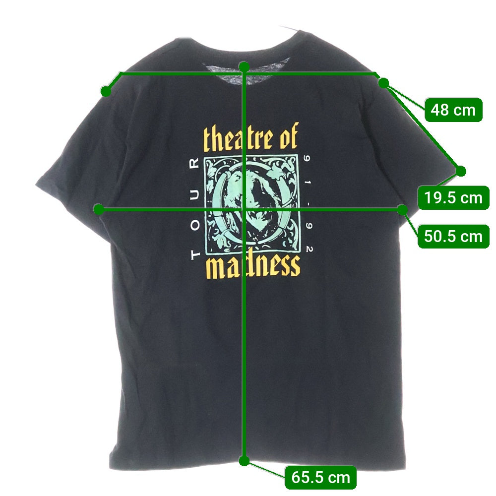 VINTAGE(ヴィンテージ) 90s ozzy osbourne オジーオズボーン HANESボディ Tシャツ 半袖カットソー ブラック
