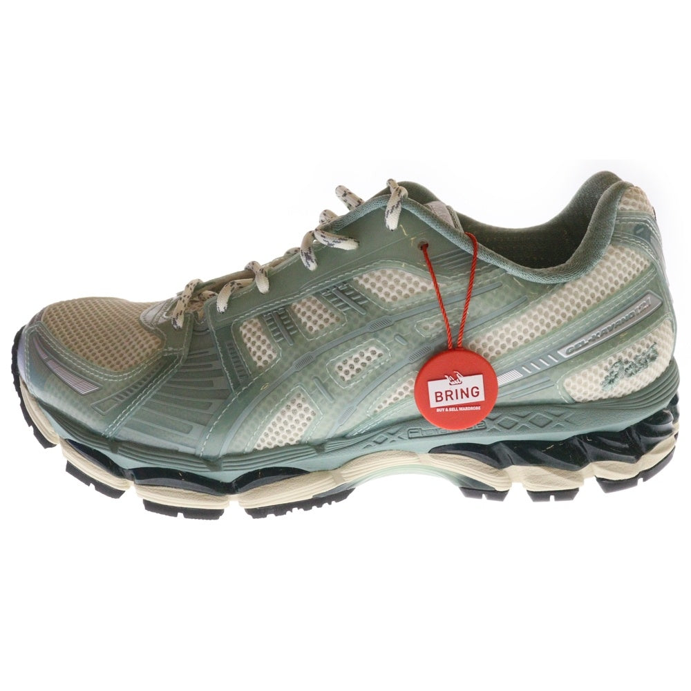 ASICS(アシックス) ×KITH Ronnie Fieg GEL-KAYANO12.1 1203A675-100 キス ロニーファイグ ゲルカヤノ12.1 ローカットスニーカー シューズ グリーン US8.5/26.5cm