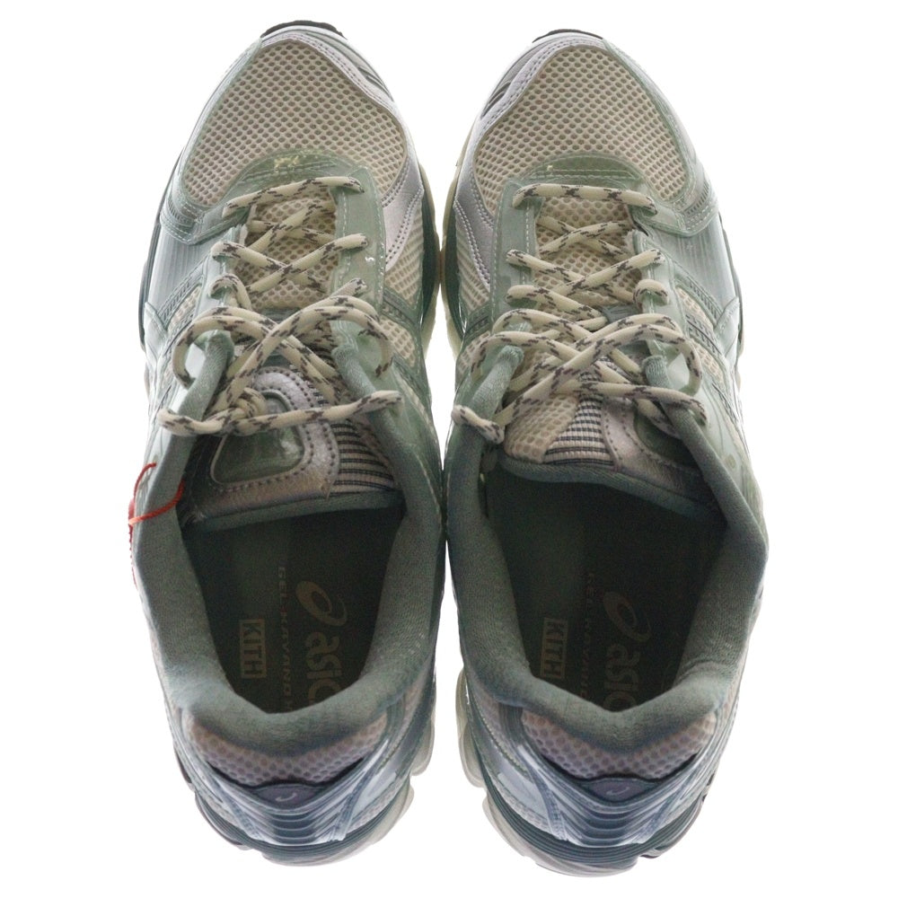 ASICS(アシックス) ×KITH Ronnie Fieg GEL-KAYANO12.1 1203A675-100 キス ロニーファイグ ゲルカヤノ12.1 ローカットスニーカー シューズ グリーン US8.5/26.5cm