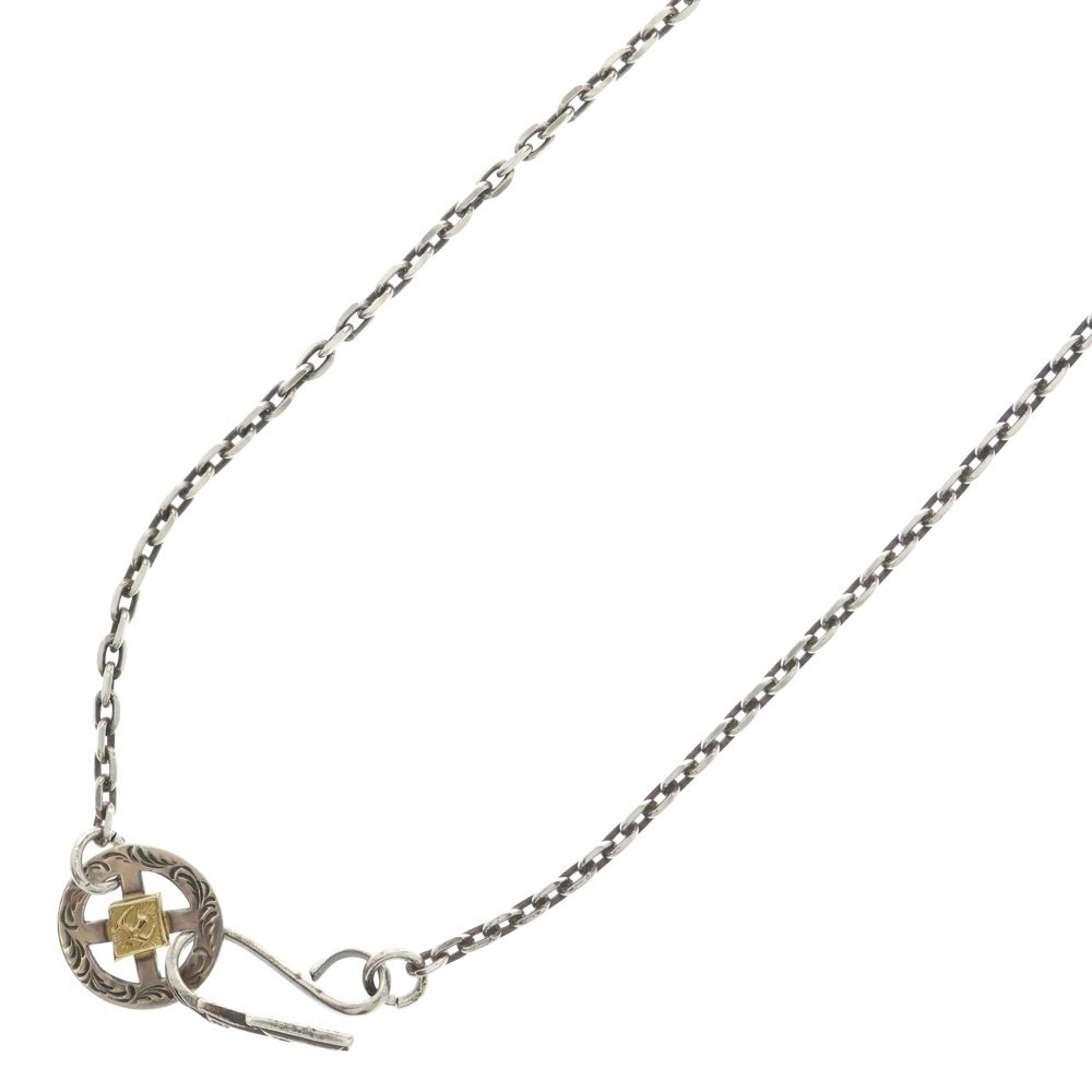 鷲見太郎(ワシミタロウ) Thunder Hook Medicine Wheel Chain K18 Eagle Metal サンダーフックメディスンホイール K18イーグルメタル ネックレスチェーン シルバー/ゴールド