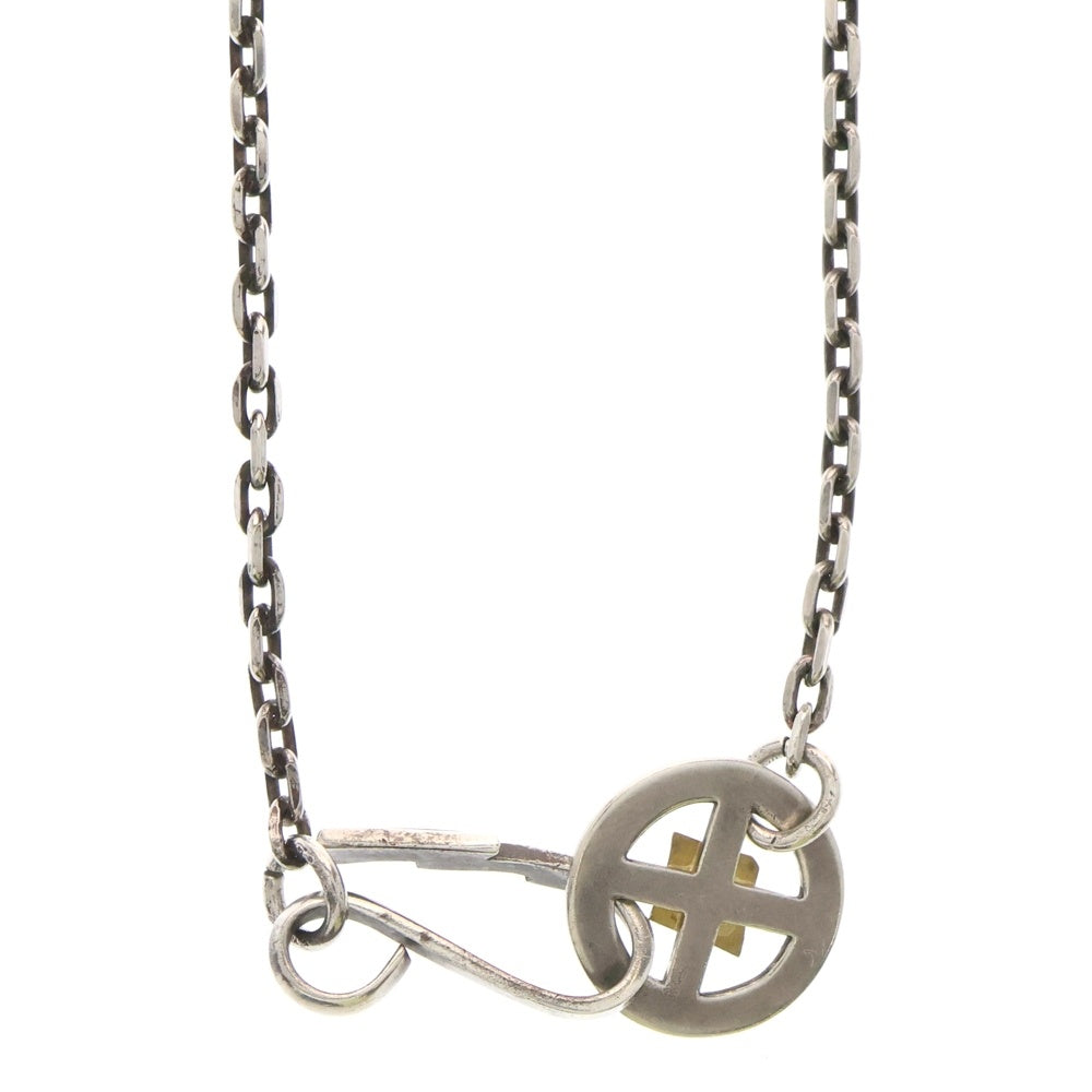鷲見太郎(ワシミタロウ) Thunder Hook Medicine Wheel Chain K18 Eagle Metal サンダーフックメディスンホイール K18イーグルメタル ネックレスチェーン シルバー/ゴールド