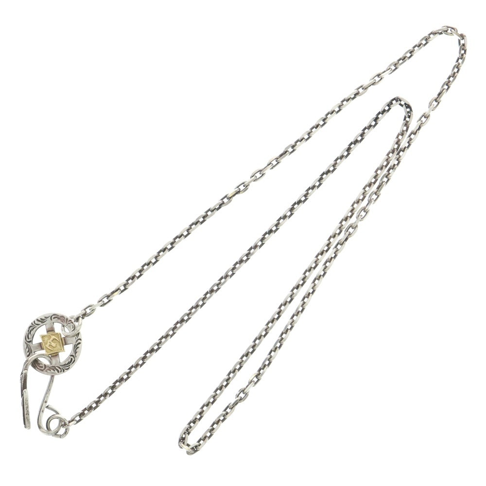 鷲見太郎(ワシミタロウ) Thunder Hook Medicine Wheel Chain K18 Eagle Metal サンダーフックメディスンホイール K18イーグルメタル ネックレスチェーン シルバー/ゴールド