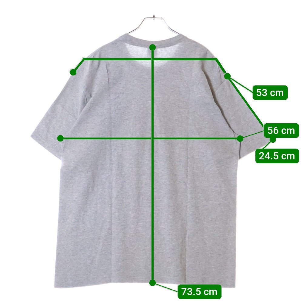 SUPREME(シュプリーム) 25SS Announcing Tee プリントロゴ クルーネック 半袖Tシャツ グレー