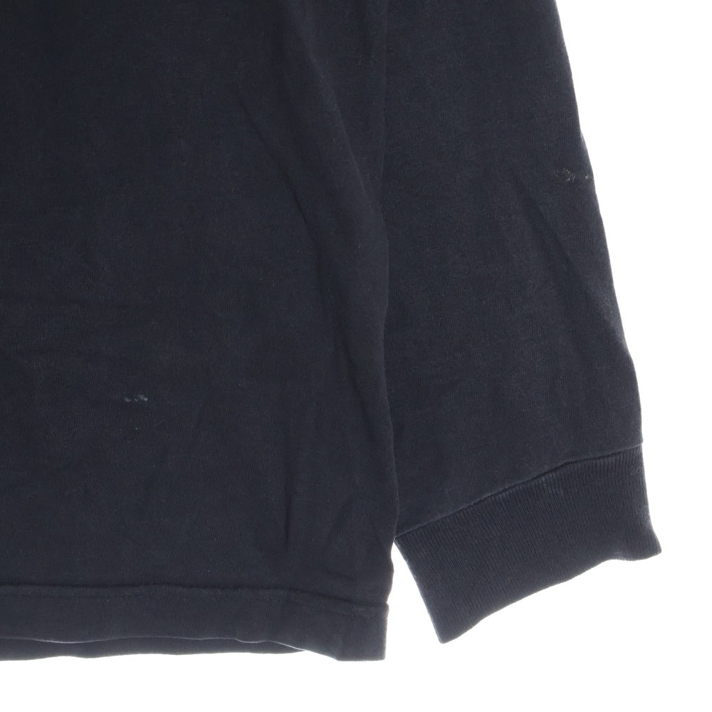 CHROME HEARTS(クロムハーツ) FLRL CRS L/S Tee バックフローラルクロスプリント クルーネック 長袖Tシャツ ブラック