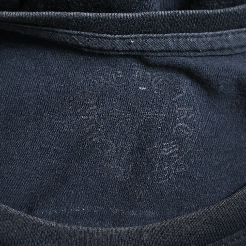 CHROME HEARTS(クロムハーツ) NYC Banner S/S Tee バックスクロールラベルプリント クルーネック 半袖Tシャツ ブラック