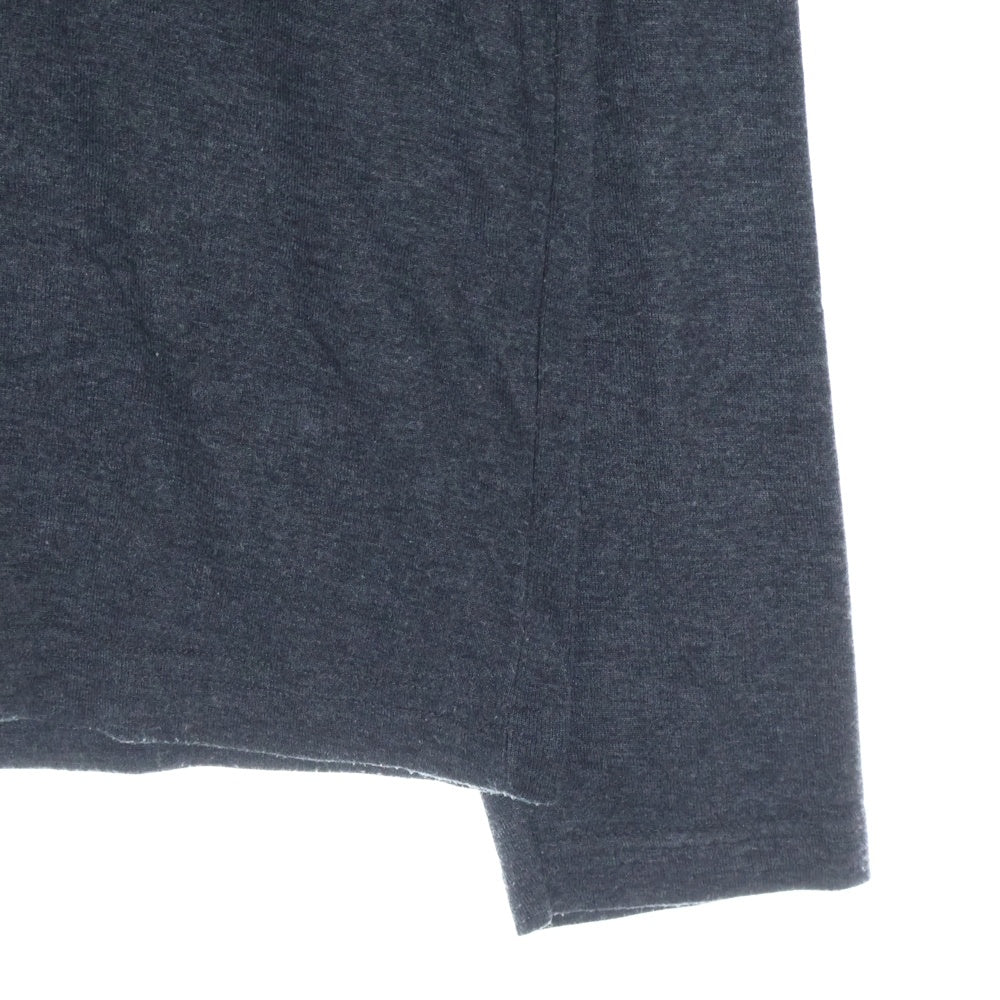 CHROME HEARTS(クロムハーツ) OLD Dagger Waffle フロントプリント クルーネック 長袖Tシャツ グレー