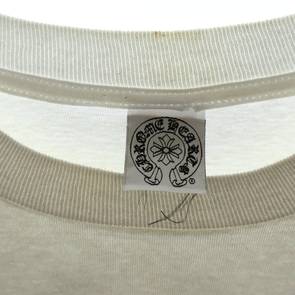 CHROME HEARTS(クロムハーツ) OLD CH OSAKA 大阪限定 バッククロスプリント クルーネック 半袖Tシャツ ホワイト