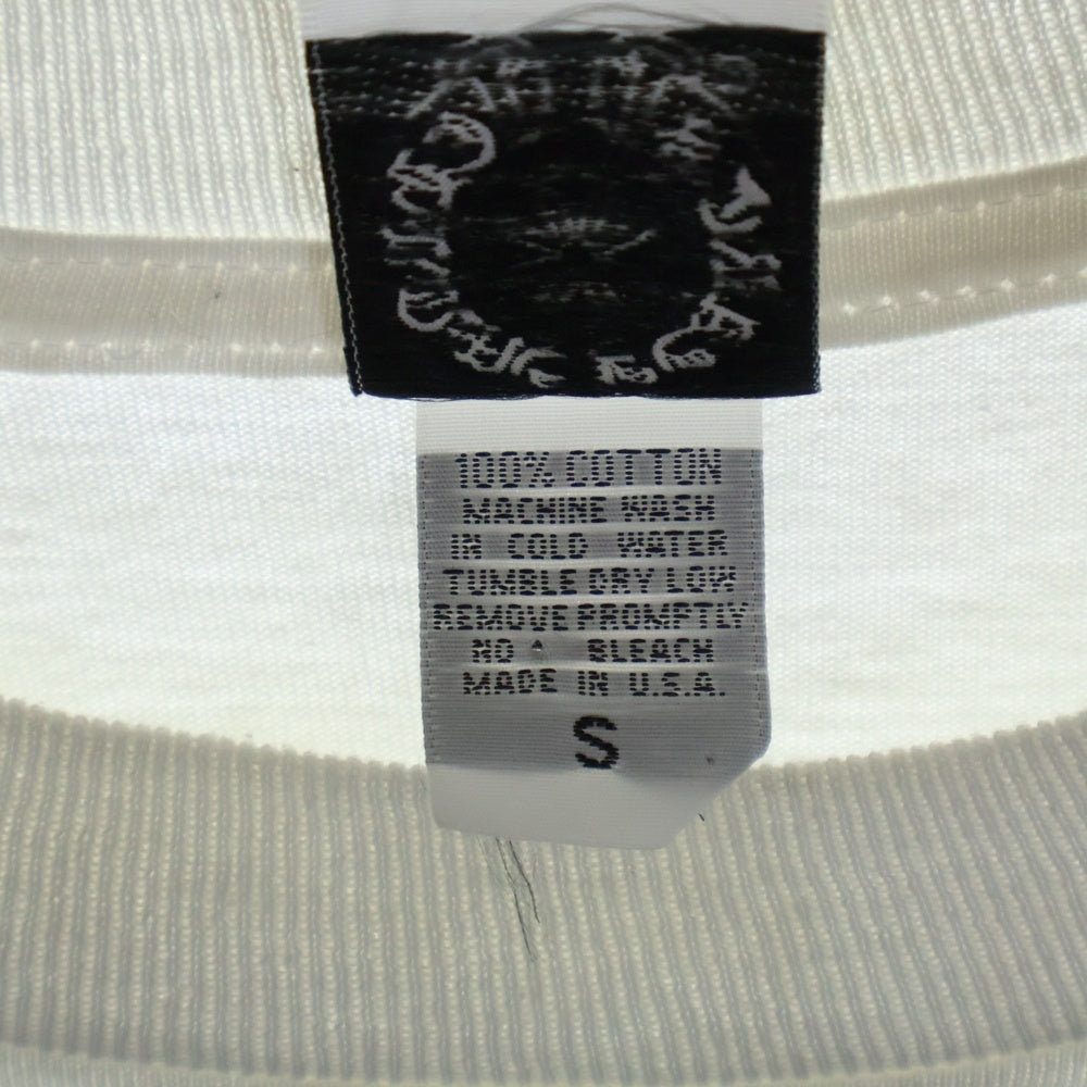 CHROME HEARTS(クロムハーツ) OLD CH OSAKA 大阪限定 バッククロスプリント クルーネック 半袖Tシャツ ホワイト