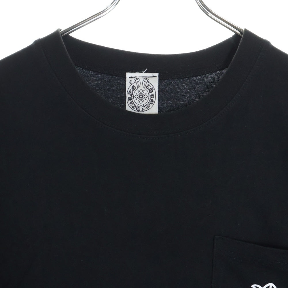 CHROME HEARTS(クロムハーツ) OLD MALIBU Exclusive Square Cross Tee マリブ限定 バックスクエアクロスプリント クルーネック 半袖Tシャツ ブラック