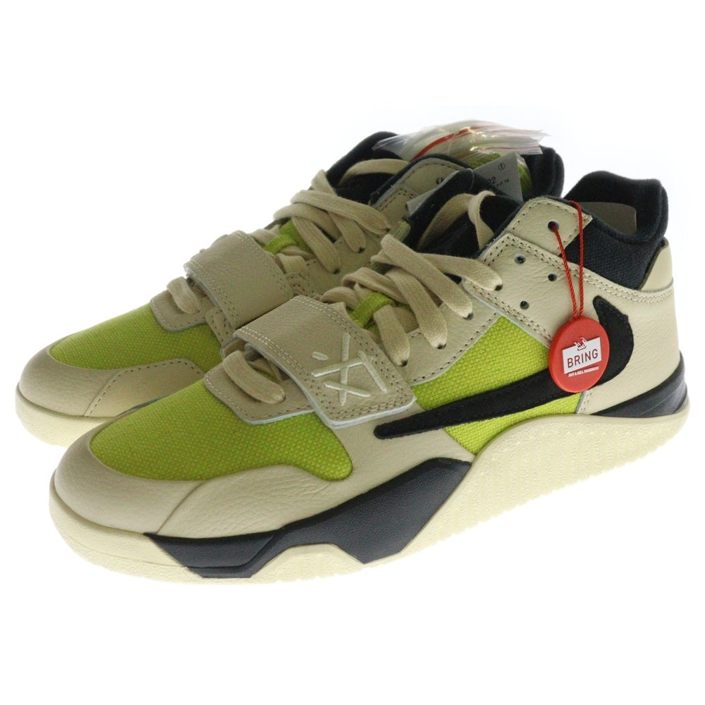 NIKE(ナイキ) ×トラビススコット JORDAN JUMPMAN JACK CJ1 T-Rexx Bright Cactus ジョーダン ジャンプマンジャック ブライトカクタス ローカットスニーカーFZ8117-102 US8.5/26.5cm