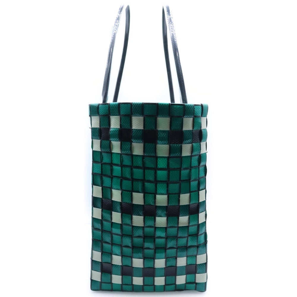 MARNI(マルニ) MARKET Diagonal Cable ミニ バスケット カゴバッグ グリーン レディース