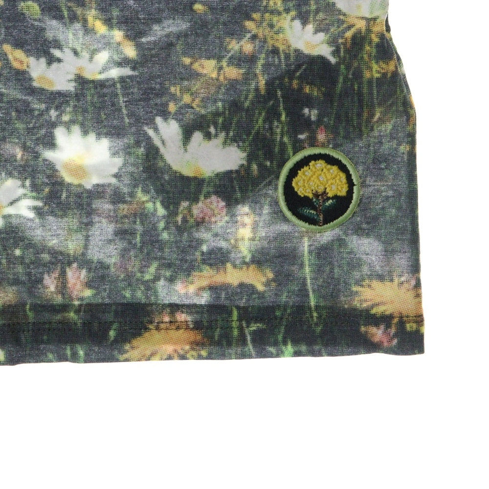 JIL SANDER(ジルサンダー) ALPS TECH COTTON TEE アルプス総柄プリント クルーネック 半袖Tシャツ ブルー J40GC0109 J20030 レディース