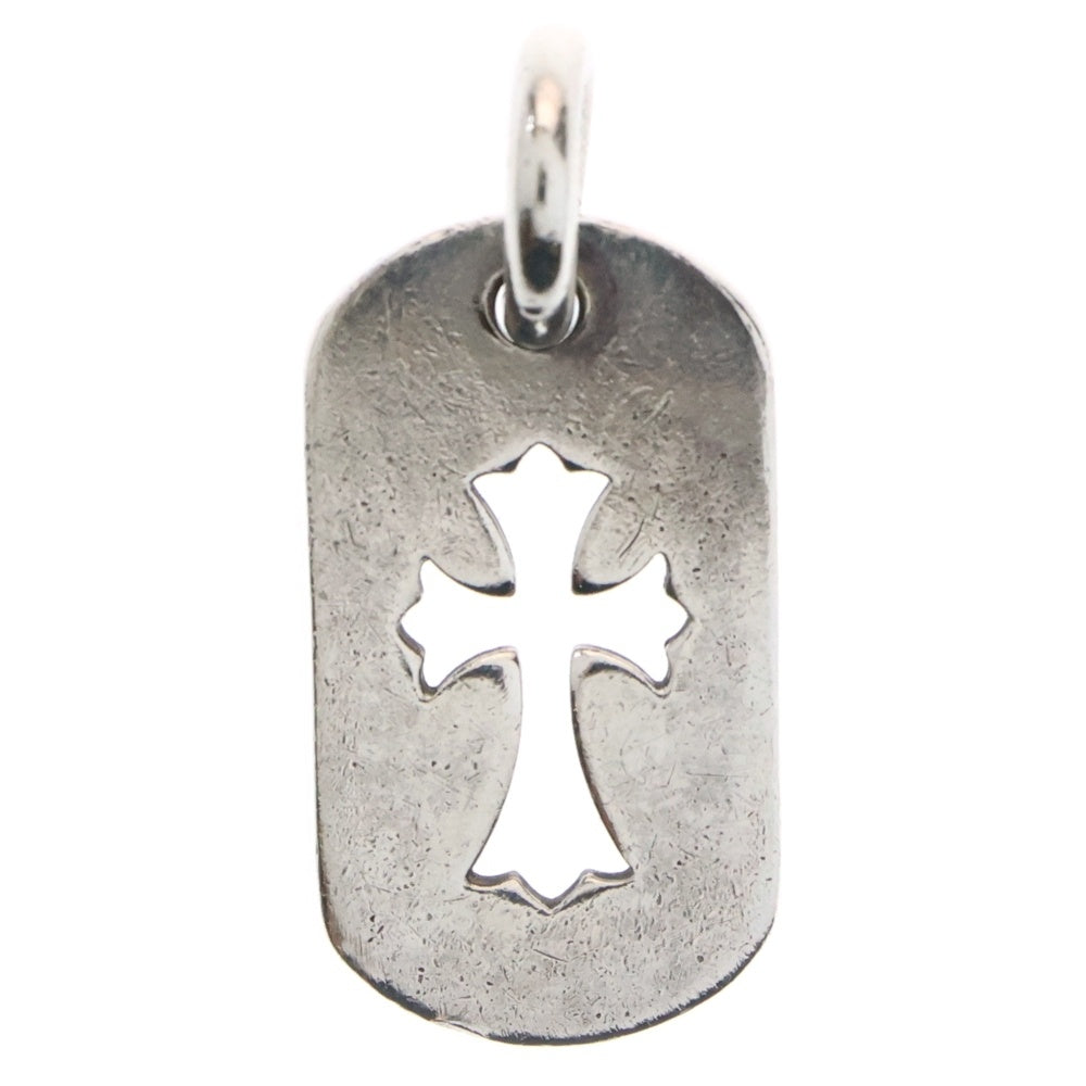 CHROME HEARTS(クロムハーツ) D TAG SML CO CRS カットアウトクロスドッグタグ スモール ペンダントトップ シルバー BCA242
