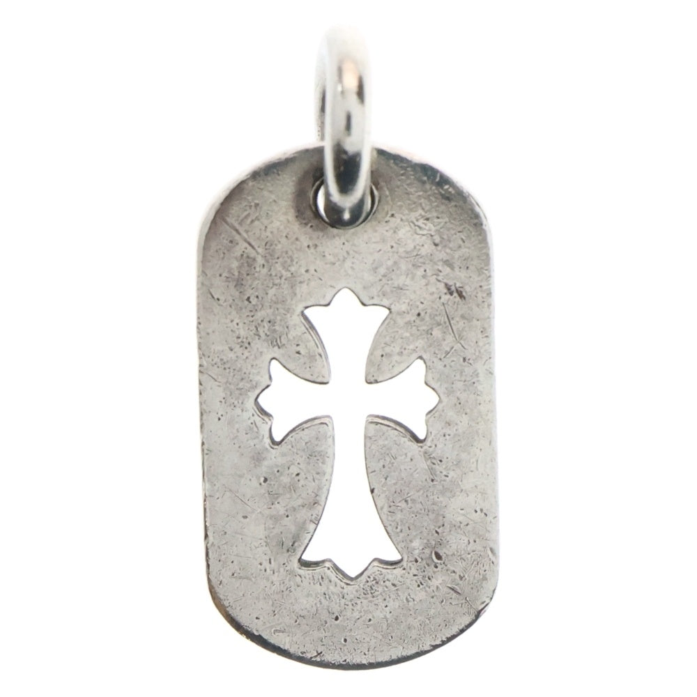 CHROME HEARTS(クロムハーツ) D TAG SML CO CRS カットアウトクロスドッグタグ スモール ペンダントトップ シルバー BCA242