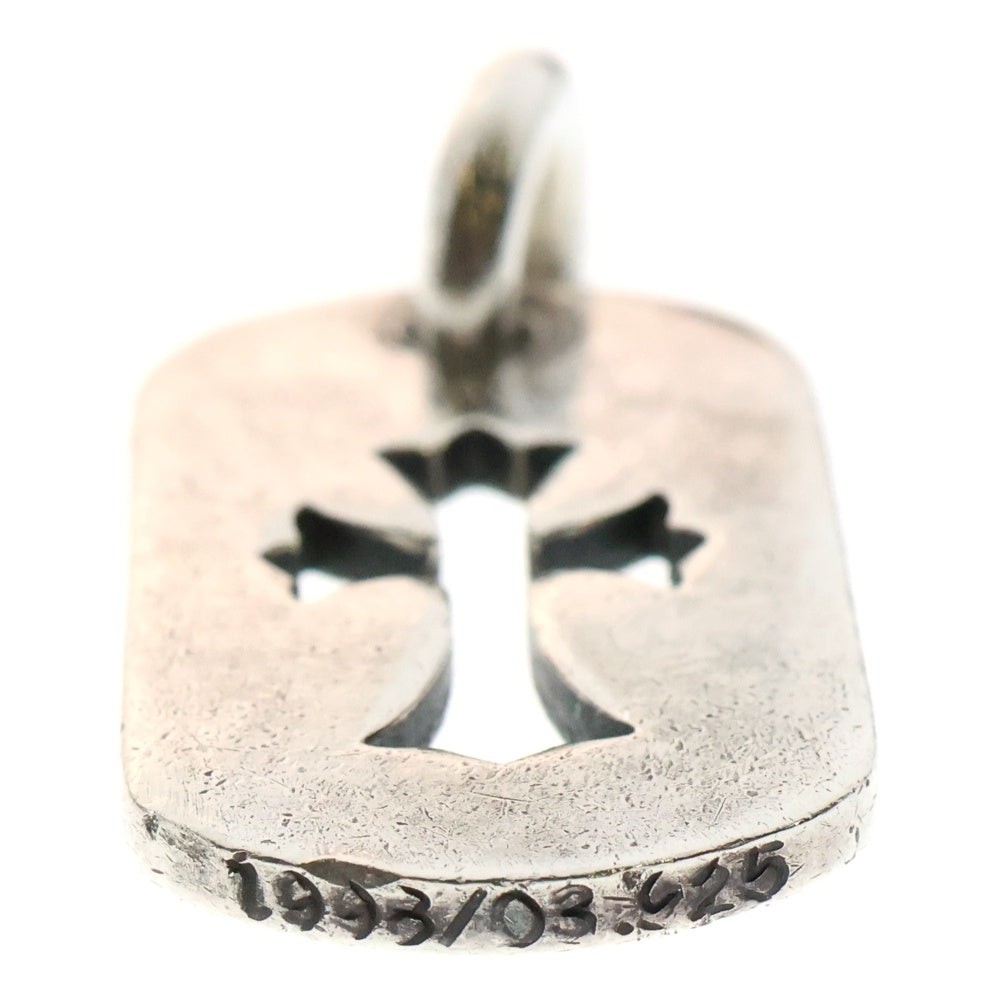 CHROME HEARTS(クロムハーツ) D TAG SML CO CRS カットアウトクロスドッグタグ スモール ペンダントトップ シルバー BCA242