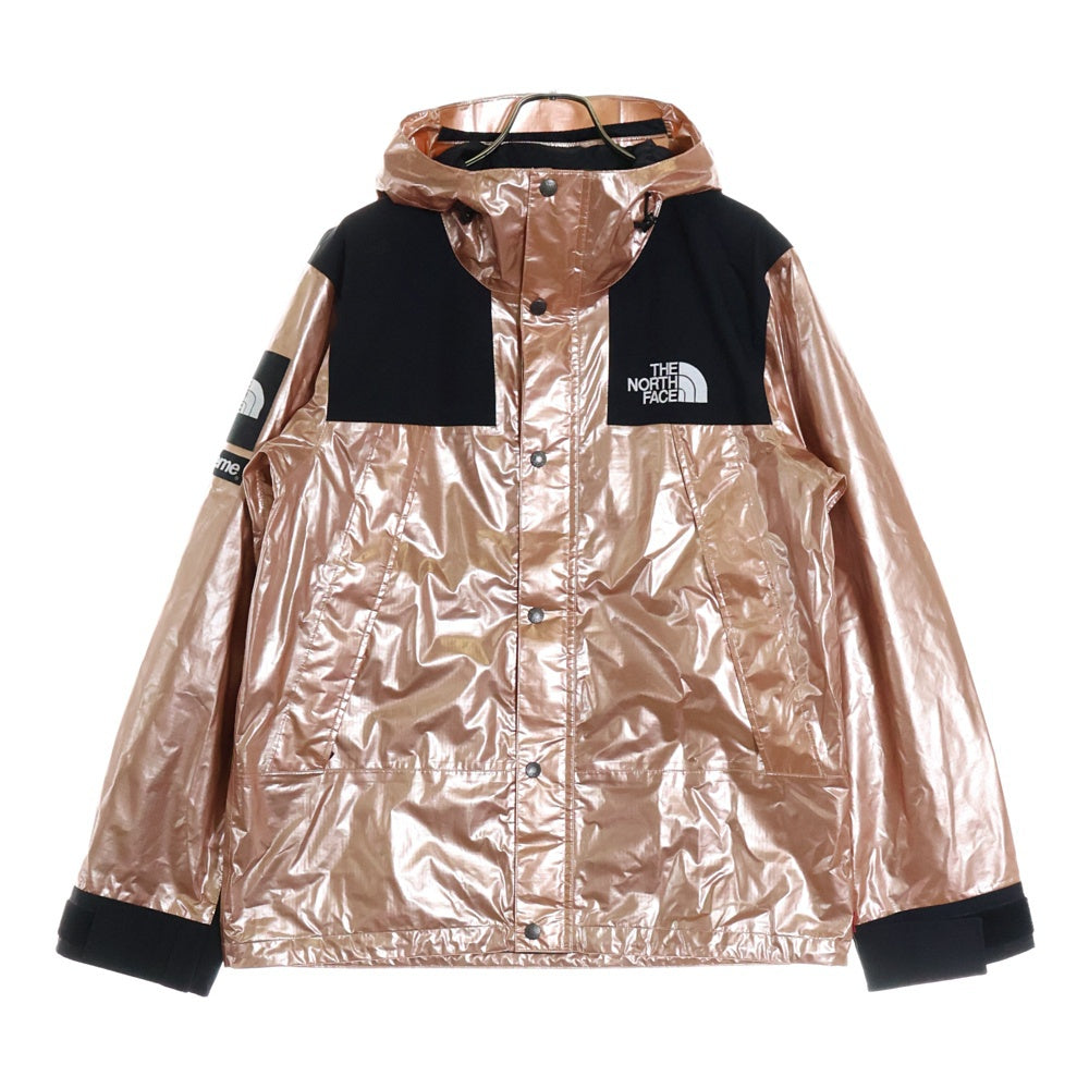 THE NORTH FACE(ザノースフェイス) ×Supreme 18SS Metallic Mountain Parka メタリック マウンテンジャケット ピンク NF0A3LI6