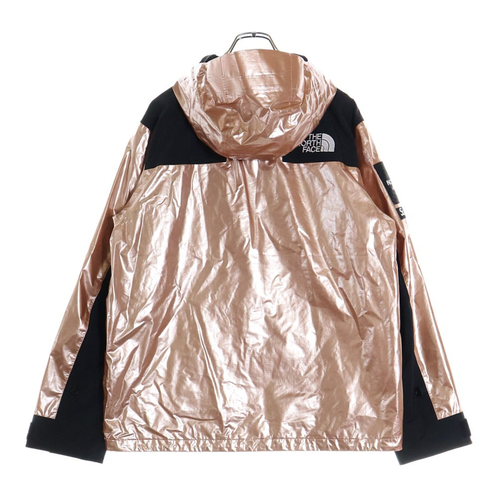 THE NORTH FACE(ザノースフェイス) ×Supreme 18SS Metallic Mountain Parka メタリック マウンテンジャケット ピンク NF0A3LI6
