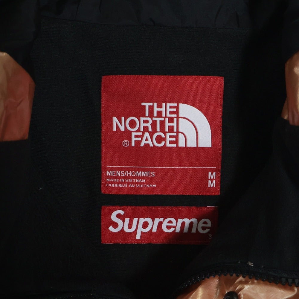 THE NORTH FACE(ザノースフェイス) ×Supreme 18SS Metallic Mountain Parka メタリック マウンテンジャケット ピンク NF0A3LI6