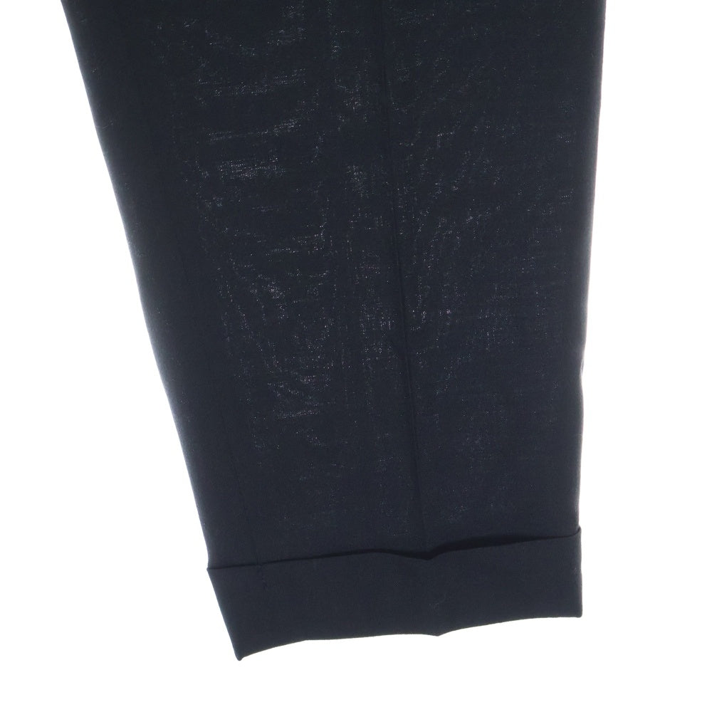 Sacai(サカイ) 21AW SUITING PANTS スーチング ベルテッド タック スラックスパンツ ブラック 21-02556M