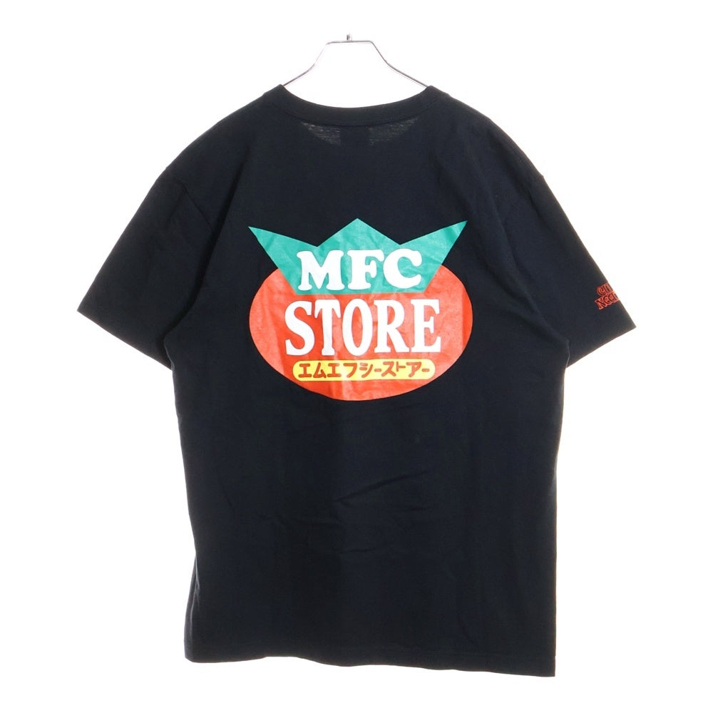 MFC STORE(エムエフシーストア) 両面ロゴプリント クルーネック 半袖Tシャツ ブラック