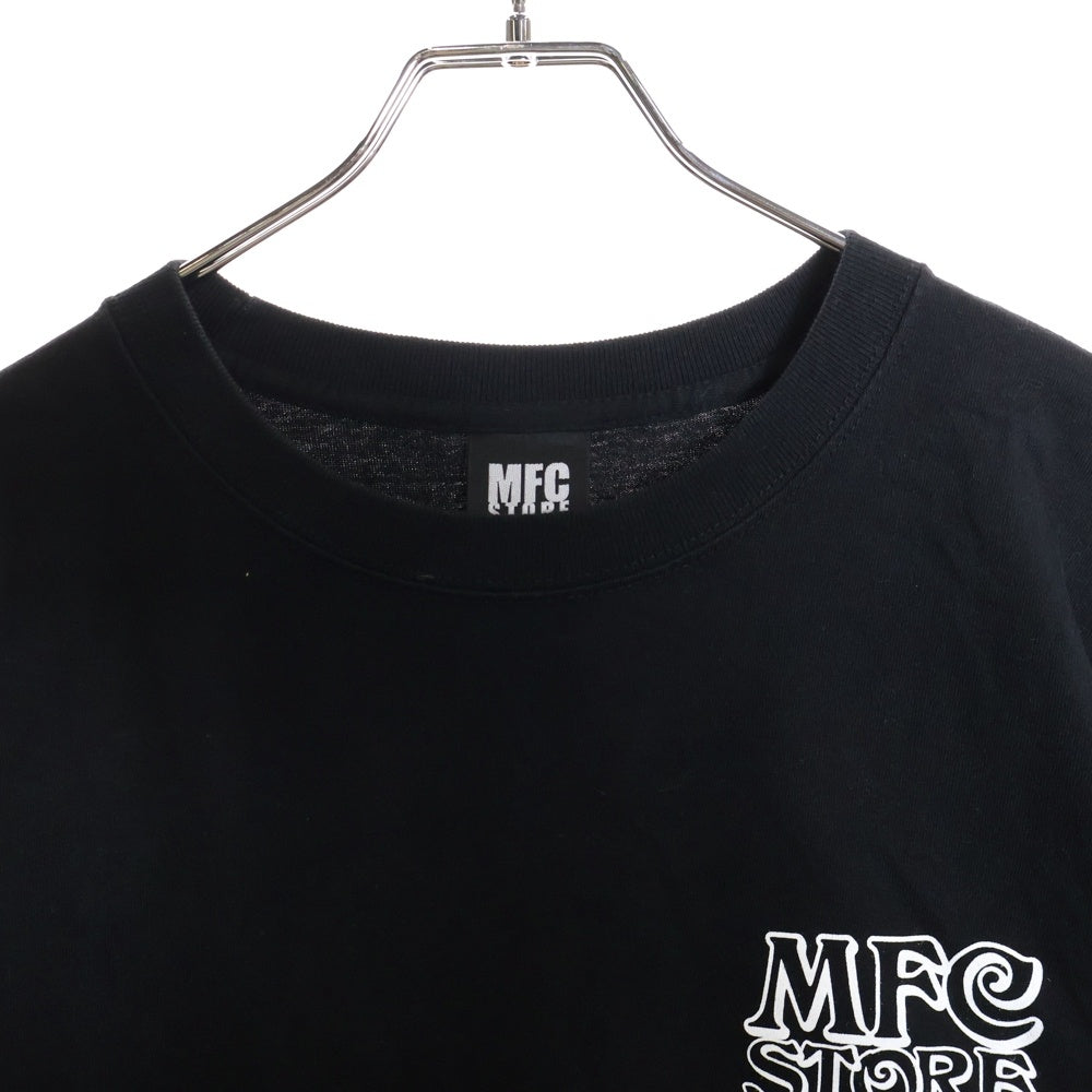 MFC STORE(エムエフシーストア) 両面ロゴプリント クルーネック 半袖Tシャツ ブラック