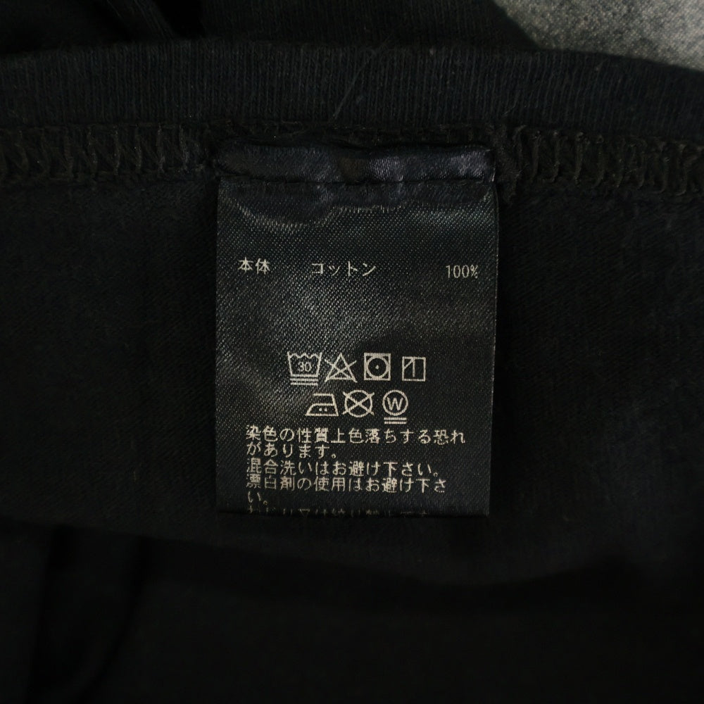 HUF(ハフ) WET CHERRY S/S TEE 両面プリント クルーネック 半袖Tシャツ ブラック