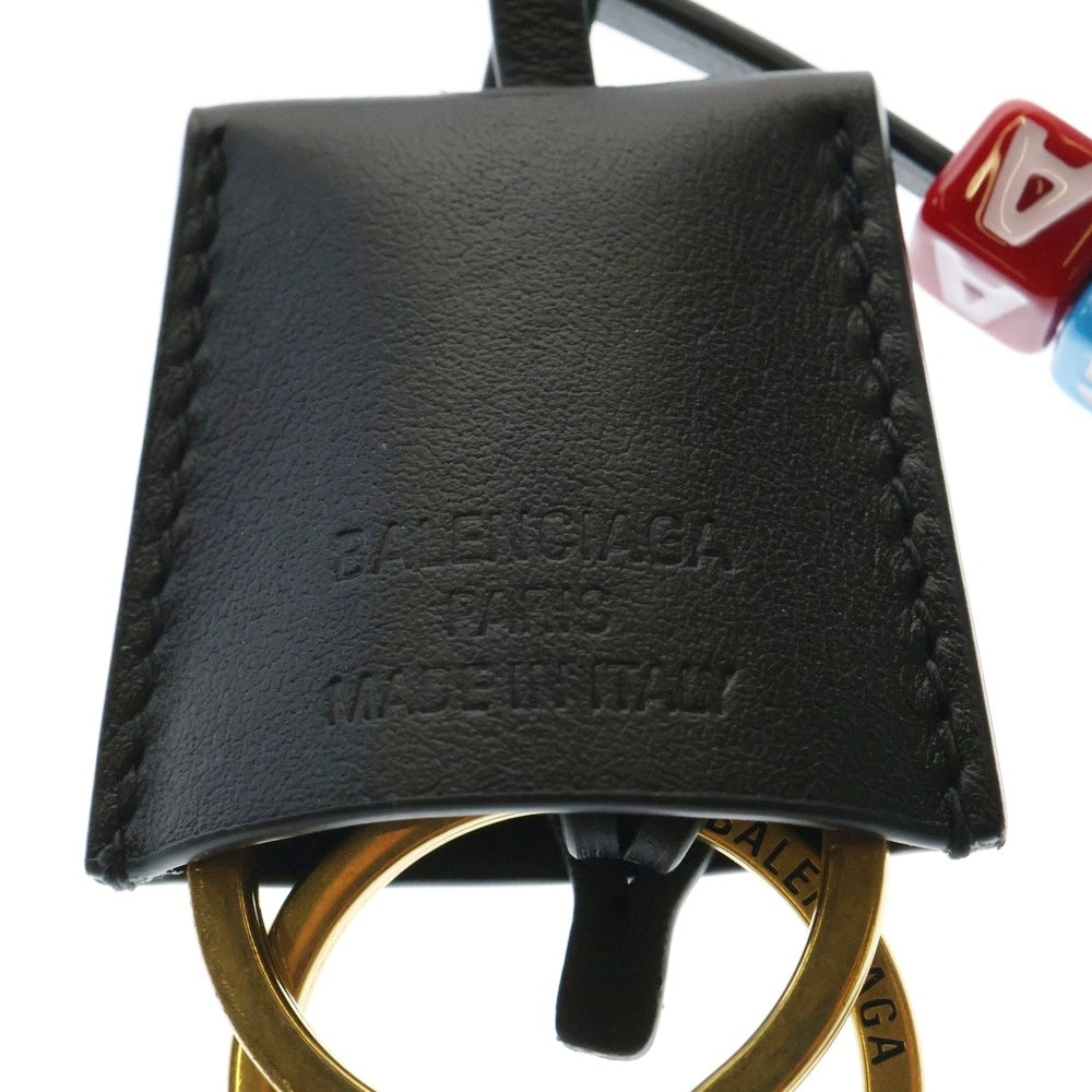BALENCIAGA(バレンシアガ) Rodeo ロデオ ロゴビーズ付き クロシェット ブラック 810418 2ABE5