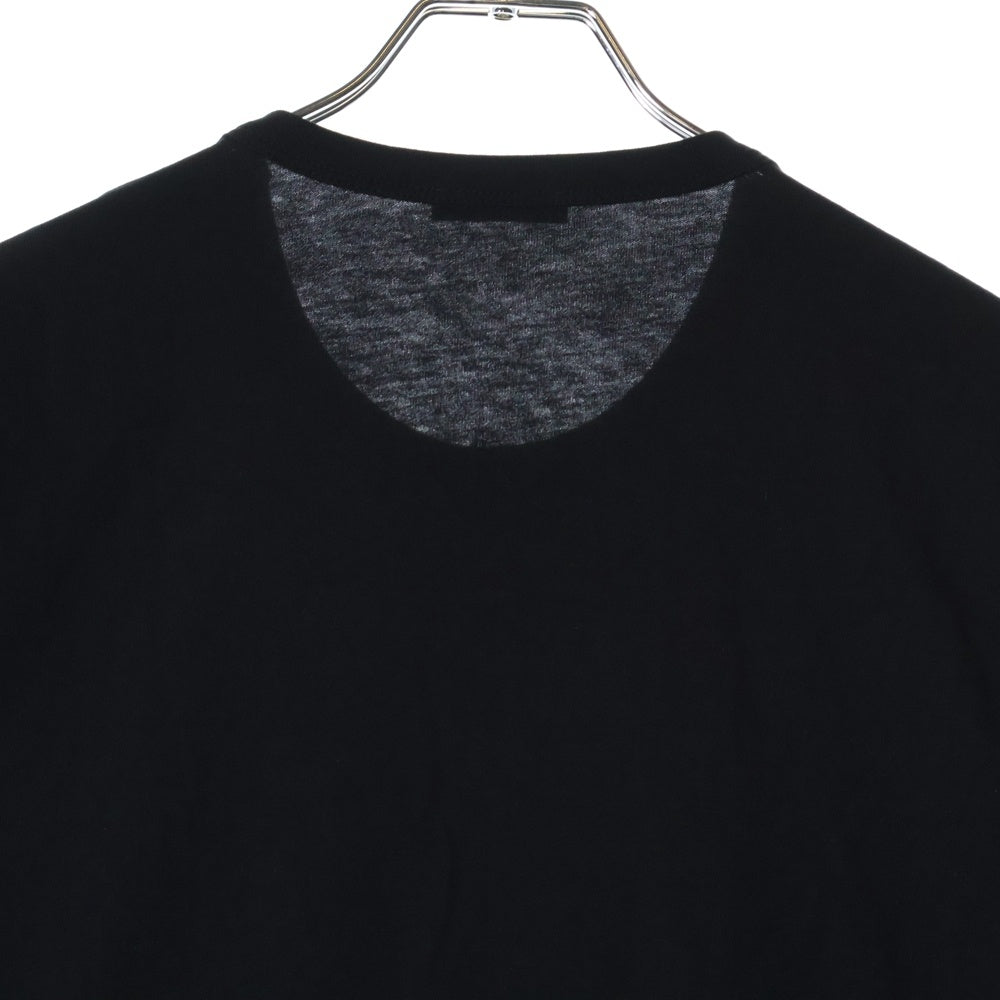 MONCLER(モンクレール) MAGLIA TEE フロントプリント クルーネック 半袖Tシャツ ブラック F10918C73710 8390T